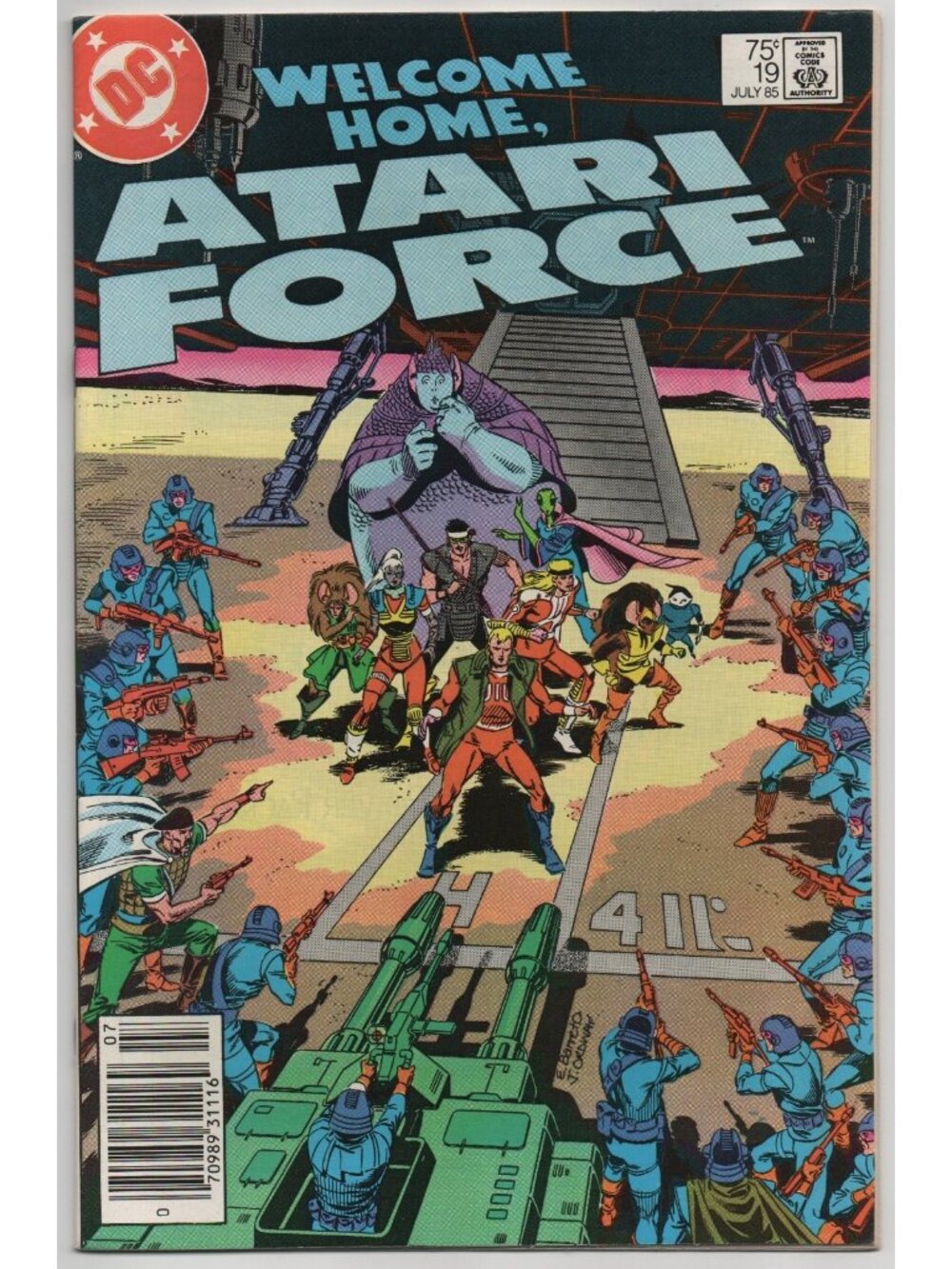Atari Force 19 DC Comics 1985 VF- 7.5 Newsstand